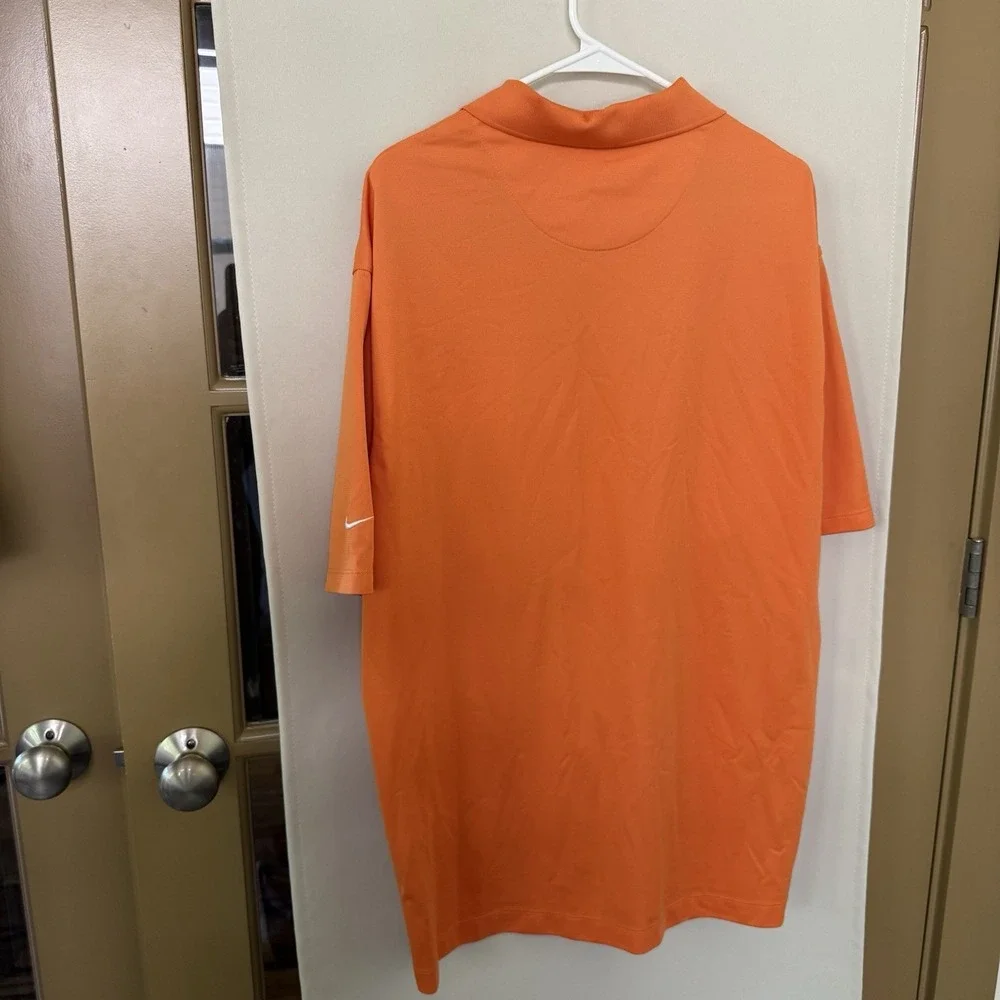 Nike Golf Men's XL Orange Nike Fit‎ Dry Short Sleeve Polo Shirt